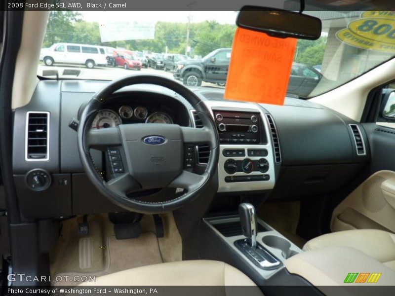 Black / Camel 2008 Ford Edge SEL AWD