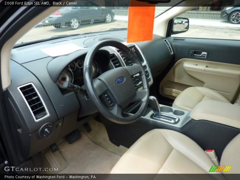 Black / Camel 2008 Ford Edge SEL AWD