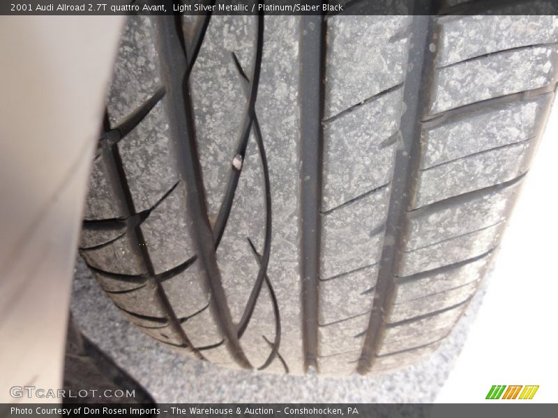 Light Silver Metallic / Platinum/Saber Black 2001 Audi Allroad 2.7T quattro Avant