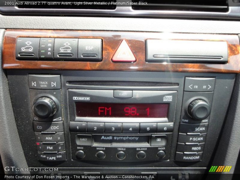 Controls of 2001 Allroad 2.7T quattro Avant