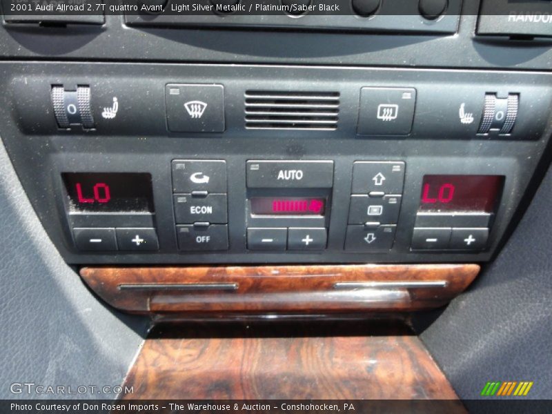 Controls of 2001 Allroad 2.7T quattro Avant