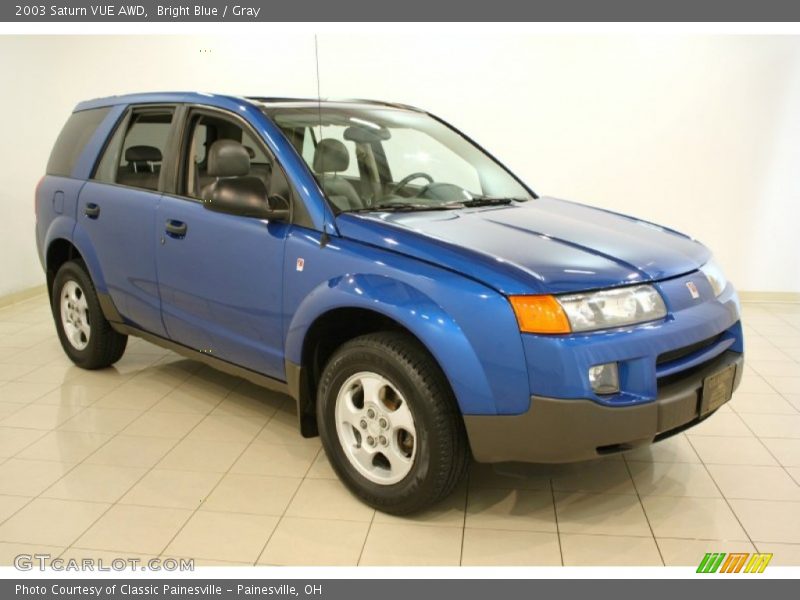 Bright Blue / Gray 2003 Saturn VUE AWD