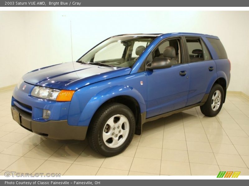 Bright Blue / Gray 2003 Saturn VUE AWD