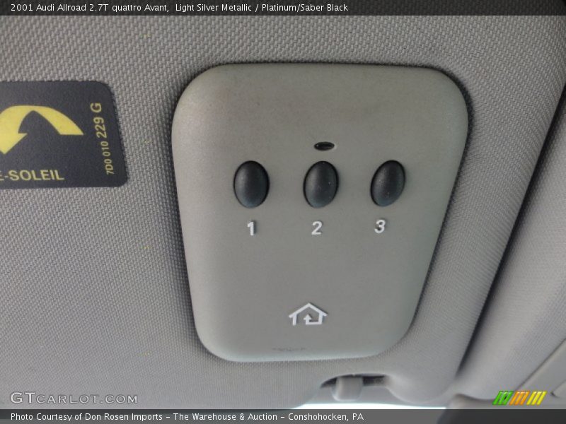 Controls of 2001 Allroad 2.7T quattro Avant