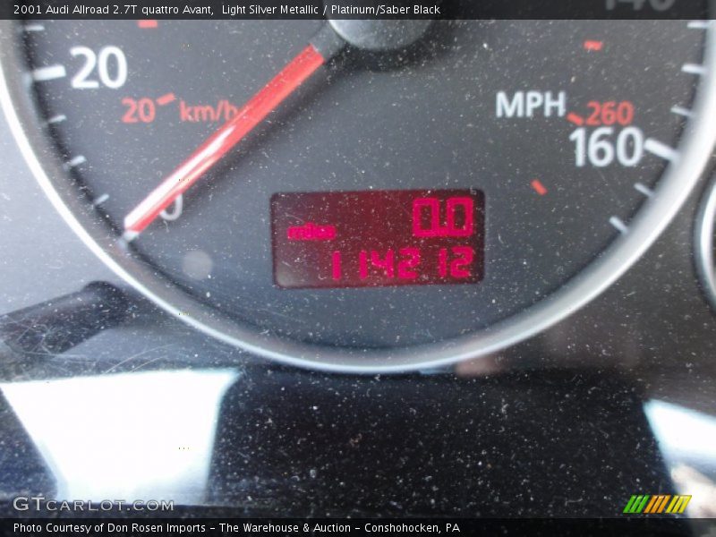 Light Silver Metallic / Platinum/Saber Black 2001 Audi Allroad 2.7T quattro Avant