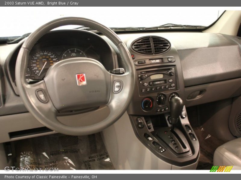 Bright Blue / Gray 2003 Saturn VUE AWD