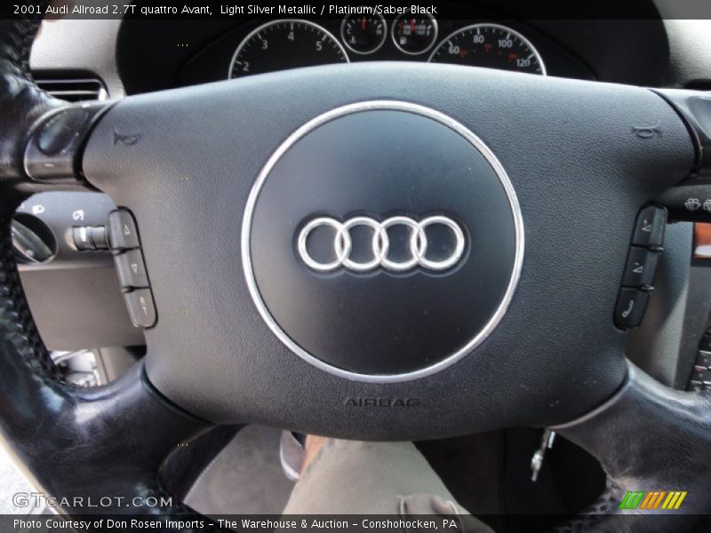Light Silver Metallic / Platinum/Saber Black 2001 Audi Allroad 2.7T quattro Avant