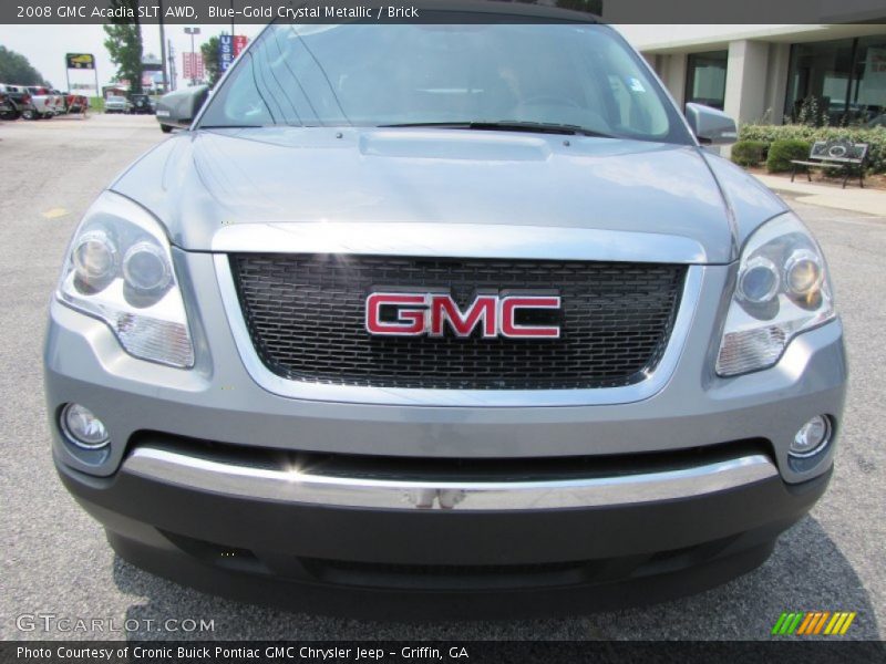 Blue-Gold Crystal Metallic / Brick 2008 GMC Acadia SLT AWD