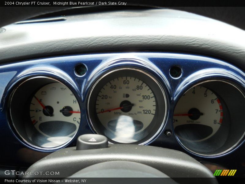 Midnight Blue Pearlcoat / Dark Slate Gray 2004 Chrysler PT Cruiser