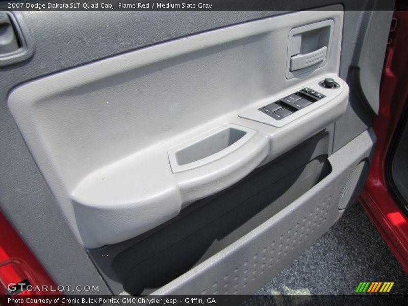 Flame Red / Medium Slate Gray 2007 Dodge Dakota SLT Quad Cab
