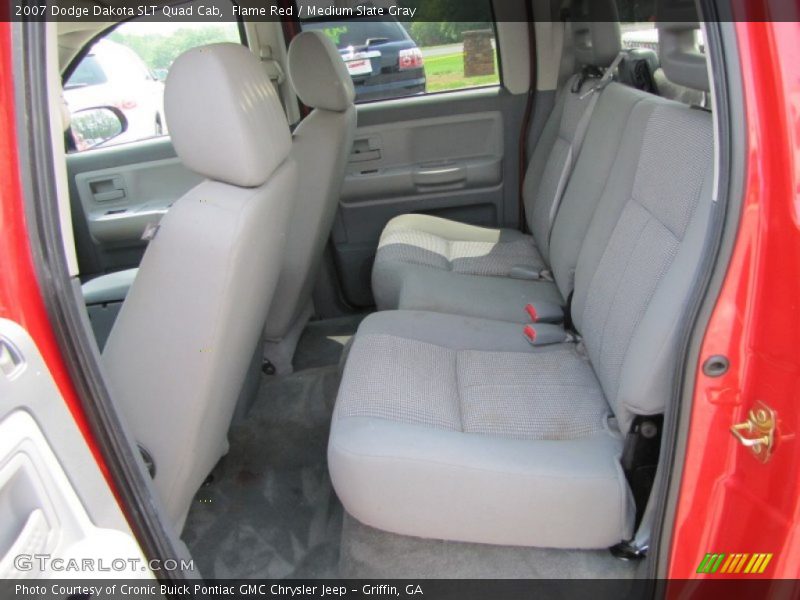 Flame Red / Medium Slate Gray 2007 Dodge Dakota SLT Quad Cab