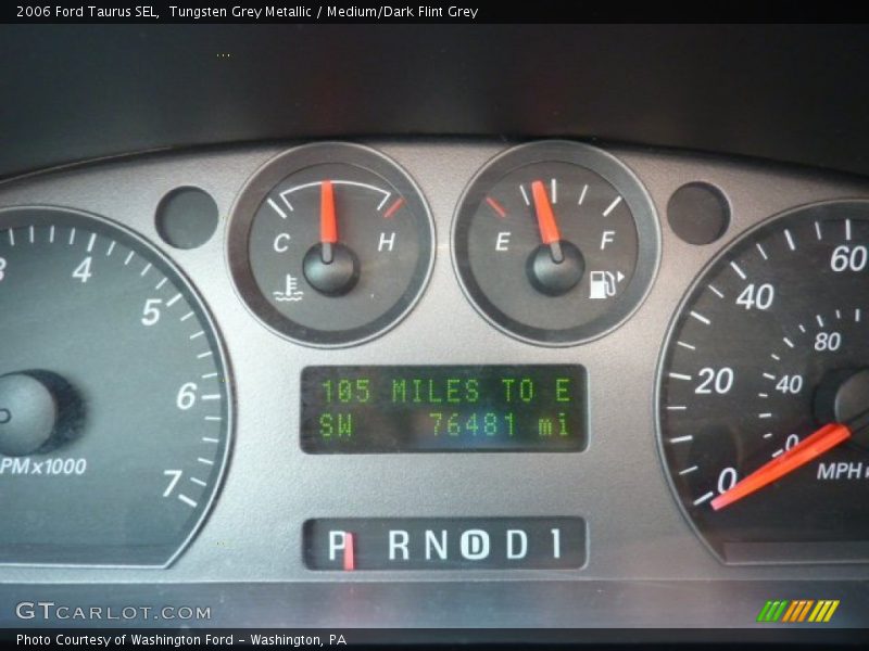 Tungsten Grey Metallic / Medium/Dark Flint Grey 2006 Ford Taurus SEL