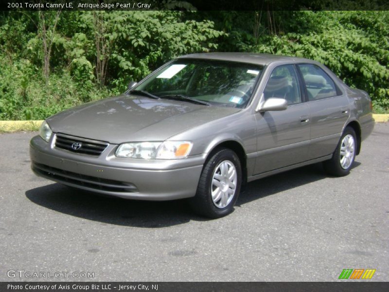 Antique Sage Pearl / Gray 2001 Toyota Camry LE
