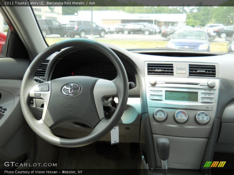Barcelona Red Metallic / Ash 2011 Toyota Camry LE