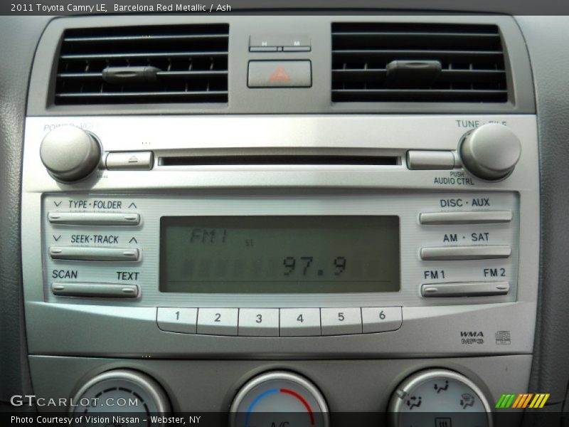 Barcelona Red Metallic / Ash 2011 Toyota Camry LE