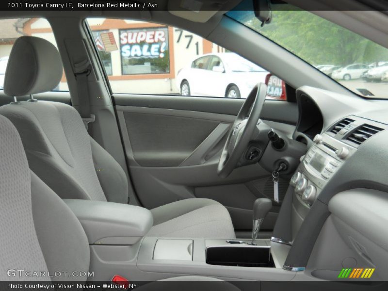 Barcelona Red Metallic / Ash 2011 Toyota Camry LE