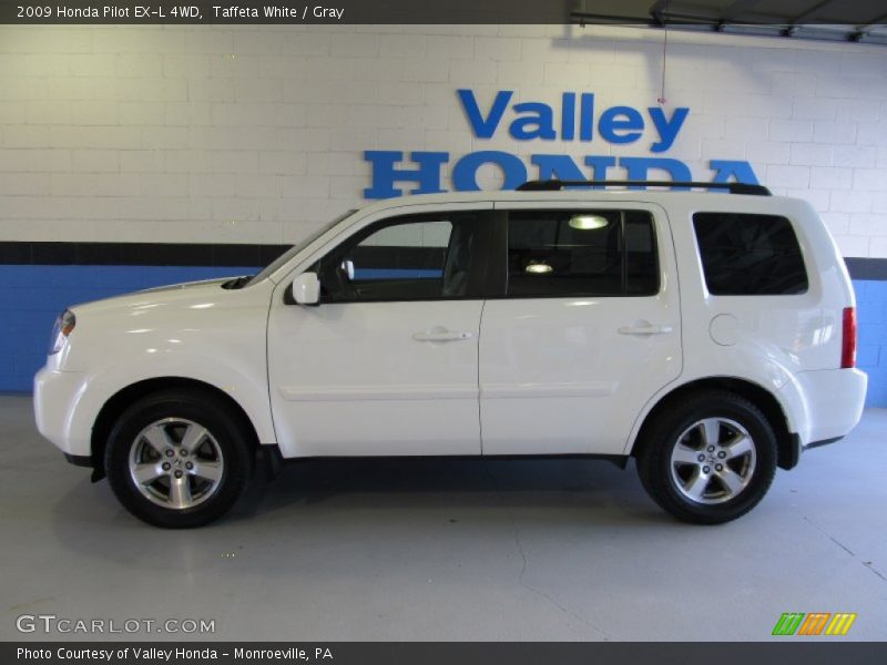 Taffeta White / Gray 2009 Honda Pilot EX-L 4WD