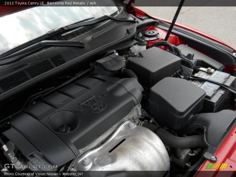 Barcelona Red Metallic / Ash 2011 Toyota Camry LE