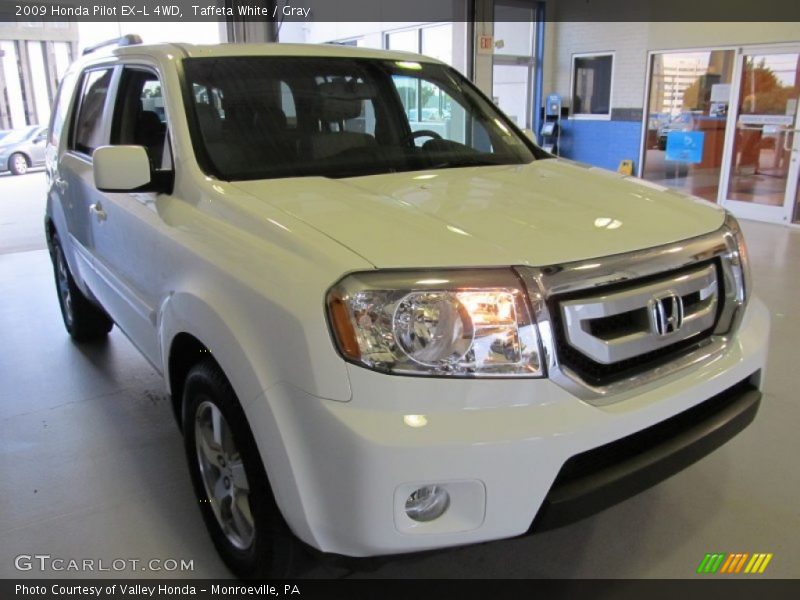Taffeta White / Gray 2009 Honda Pilot EX-L 4WD