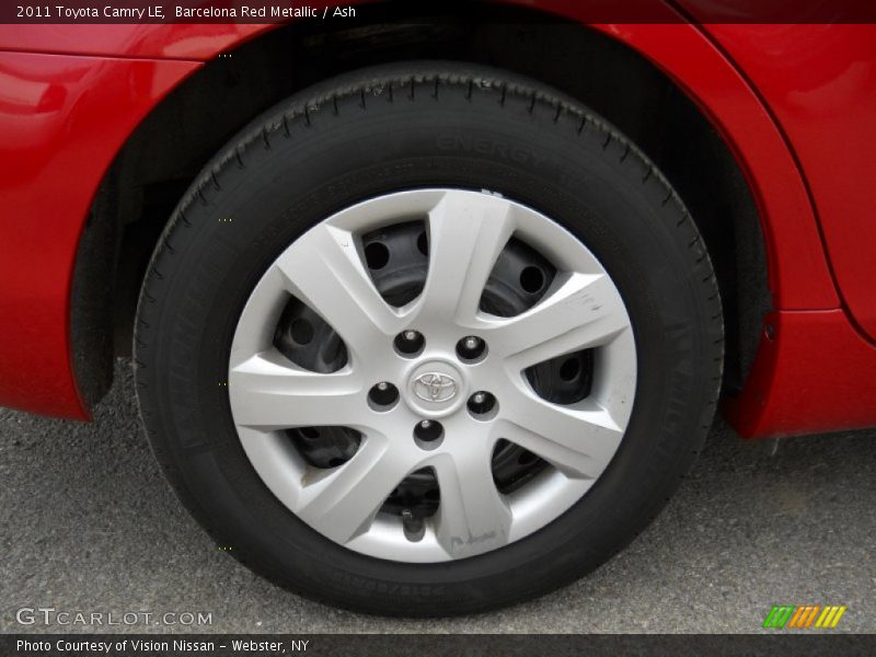 Barcelona Red Metallic / Ash 2011 Toyota Camry LE