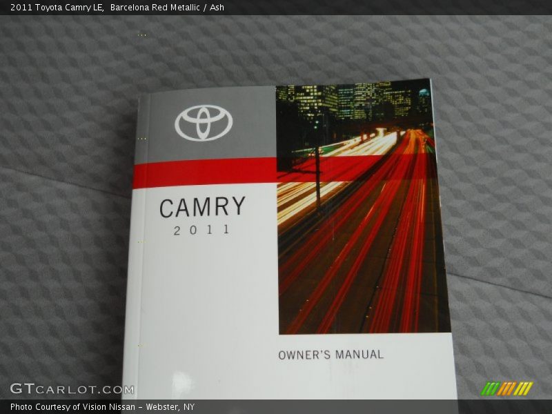 Barcelona Red Metallic / Ash 2011 Toyota Camry LE