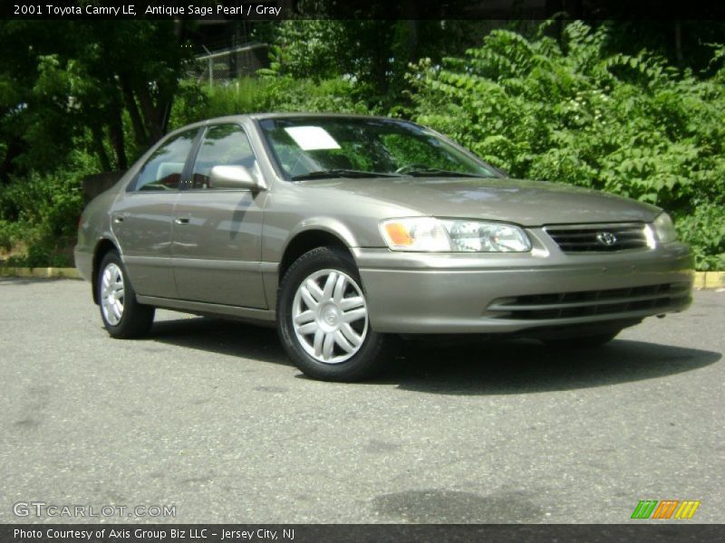 Antique Sage Pearl / Gray 2001 Toyota Camry LE