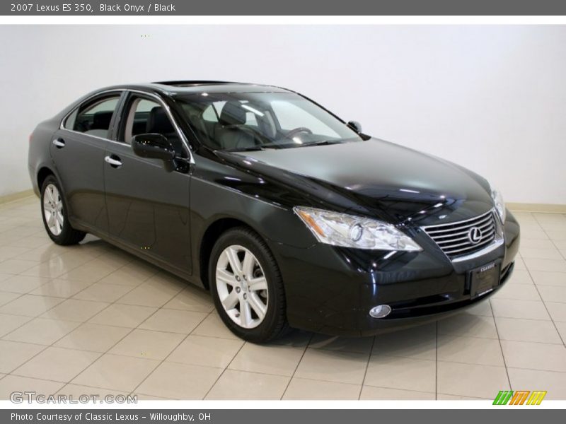 Black Onyx / Black 2007 Lexus ES 350