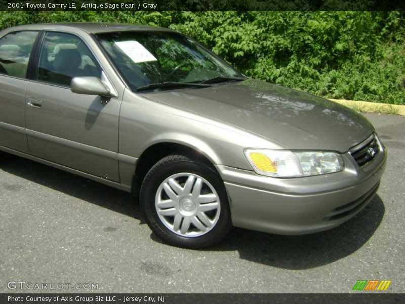 Antique Sage Pearl / Gray 2001 Toyota Camry LE