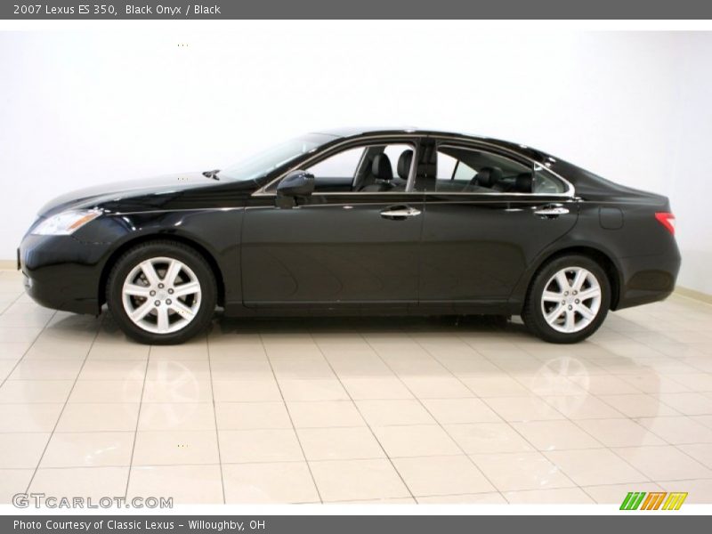Black Onyx / Black 2007 Lexus ES 350