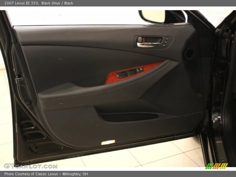 Black Onyx / Black 2007 Lexus ES 350