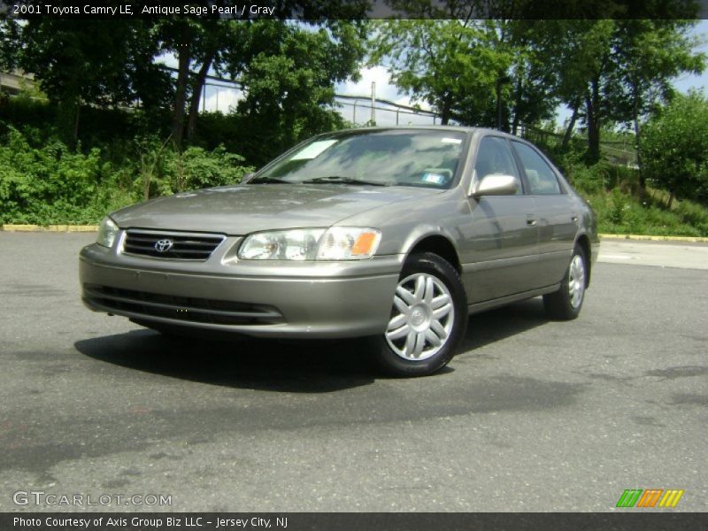 Antique Sage Pearl / Gray 2001 Toyota Camry LE