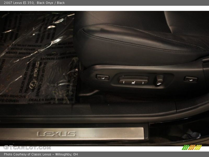 Black Onyx / Black 2007 Lexus ES 350