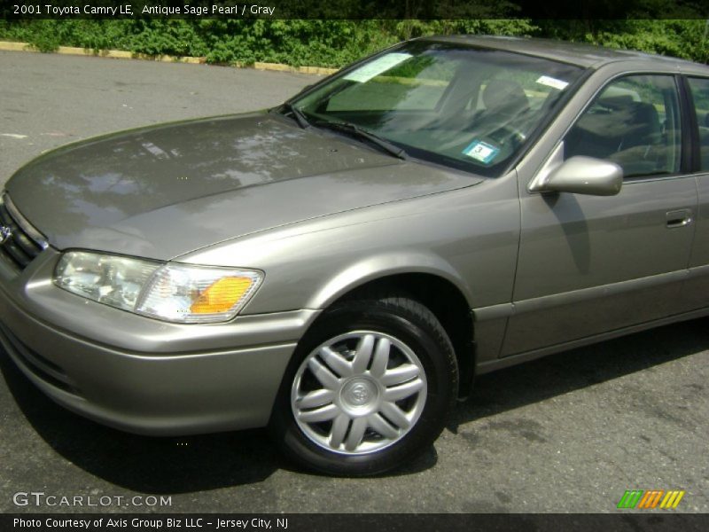 Antique Sage Pearl / Gray 2001 Toyota Camry LE