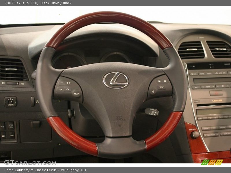 Black Onyx / Black 2007 Lexus ES 350