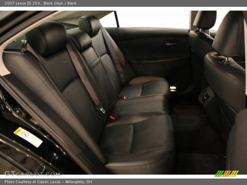 Black Onyx / Black 2007 Lexus ES 350
