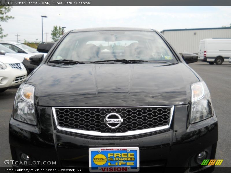 Super Black / Charcoal 2010 Nissan Sentra 2.0 SR