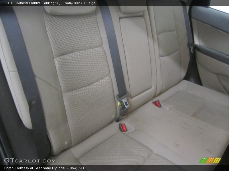 Ebony Black / Beige 2010 Hyundai Elantra Touring SE