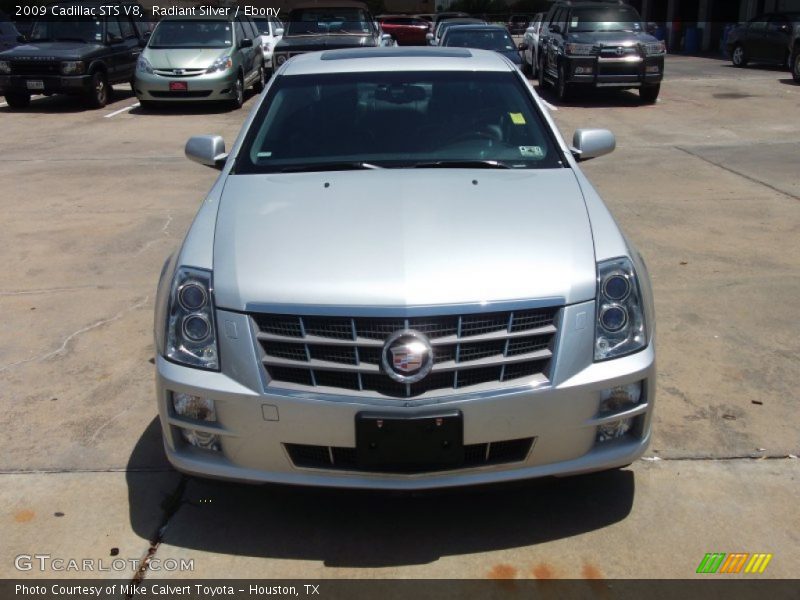 Radiant Silver / Ebony 2009 Cadillac STS V8