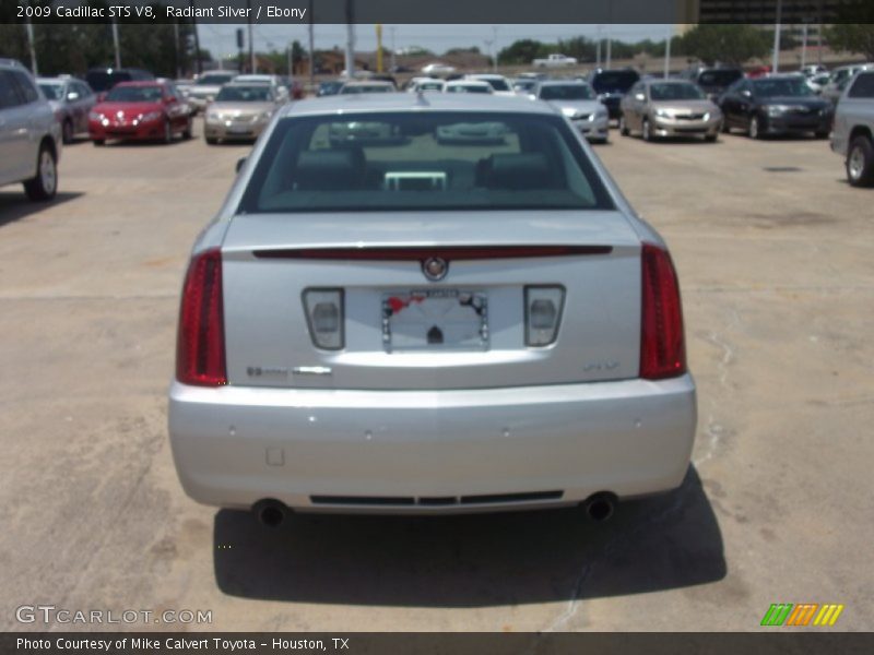 Radiant Silver / Ebony 2009 Cadillac STS V8
