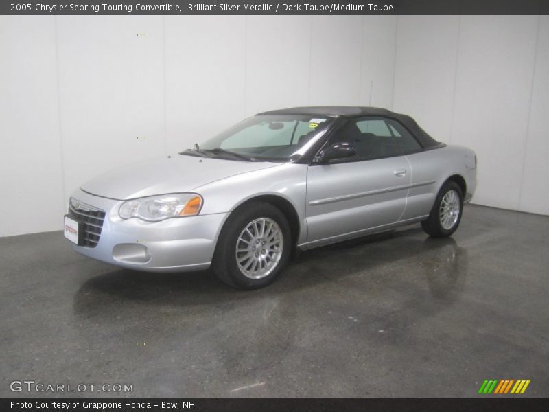 Brilliant Silver Metallic / Dark Taupe/Medium Taupe 2005 Chrysler Sebring Touring Convertible