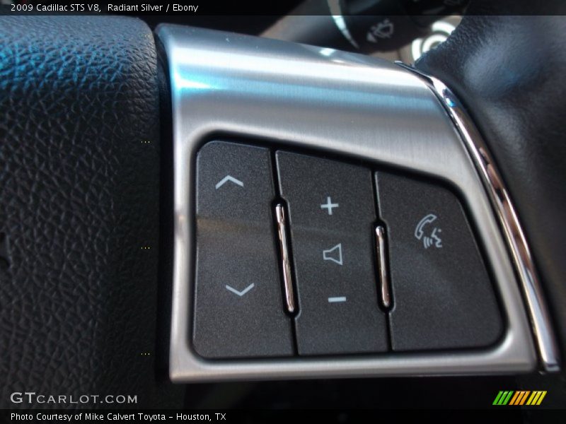 Radiant Silver / Ebony 2009 Cadillac STS V8