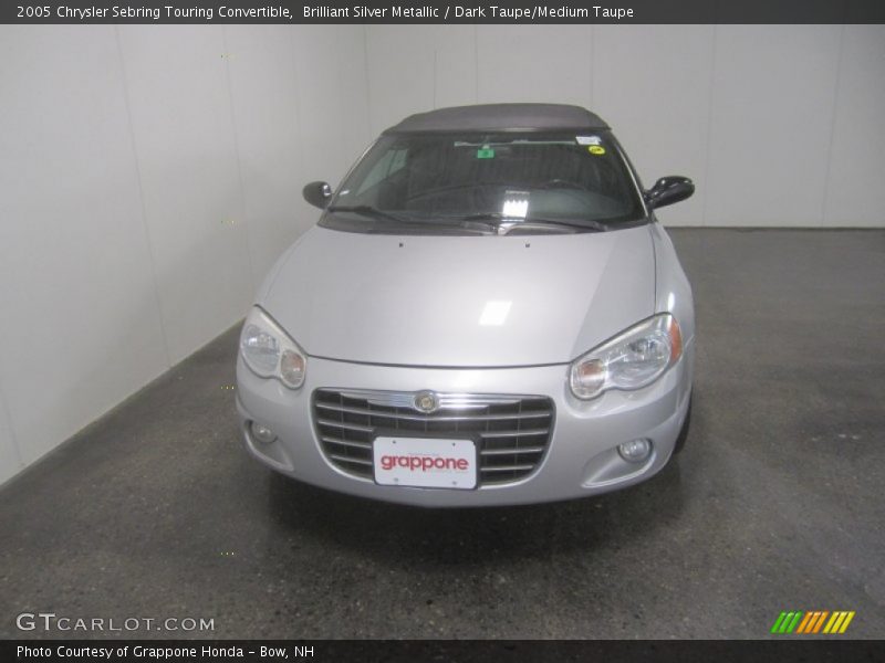 Brilliant Silver Metallic / Dark Taupe/Medium Taupe 2005 Chrysler Sebring Touring Convertible