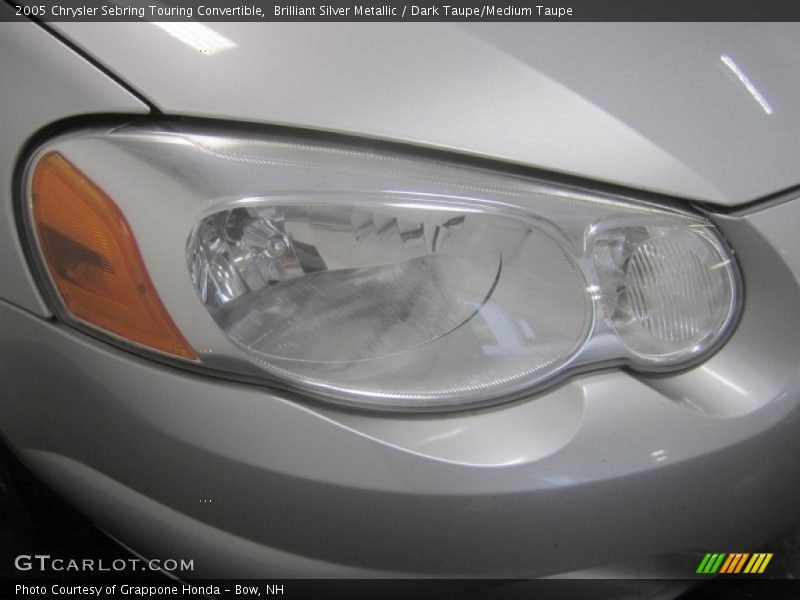 Brilliant Silver Metallic / Dark Taupe/Medium Taupe 2005 Chrysler Sebring Touring Convertible