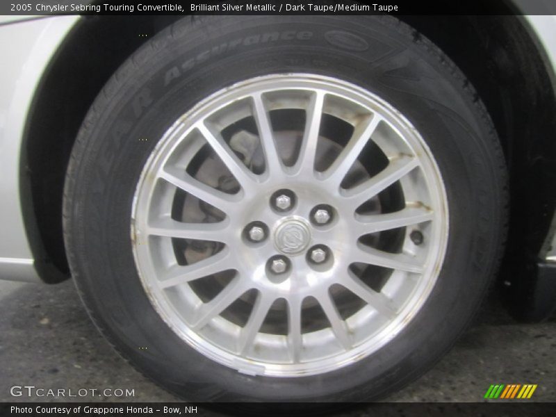 Brilliant Silver Metallic / Dark Taupe/Medium Taupe 2005 Chrysler Sebring Touring Convertible