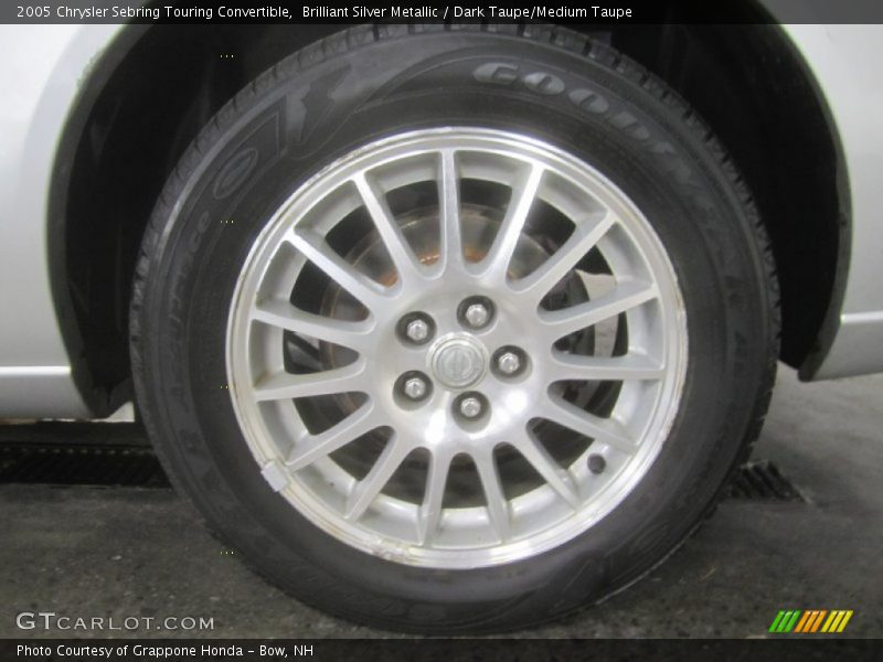 Brilliant Silver Metallic / Dark Taupe/Medium Taupe 2005 Chrysler Sebring Touring Convertible
