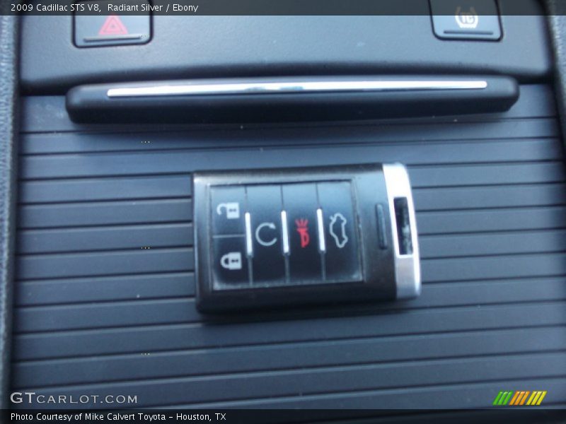 Radiant Silver / Ebony 2009 Cadillac STS V8