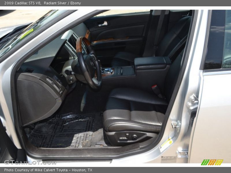 Radiant Silver / Ebony 2009 Cadillac STS V8