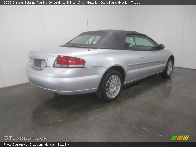 Brilliant Silver Metallic / Dark Taupe/Medium Taupe 2005 Chrysler Sebring Touring Convertible