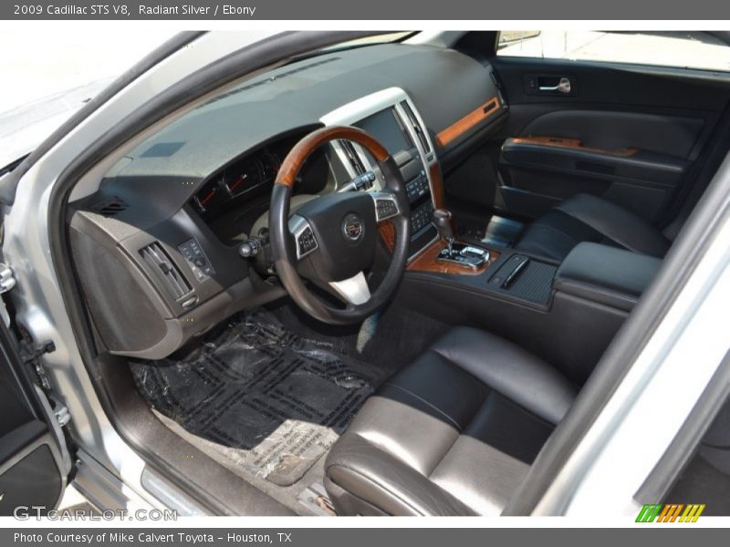 Radiant Silver / Ebony 2009 Cadillac STS V8