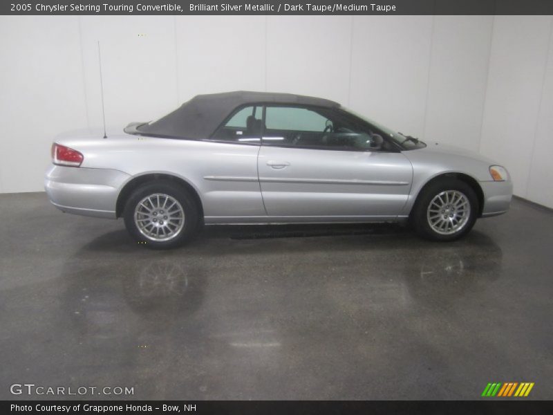 Brilliant Silver Metallic / Dark Taupe/Medium Taupe 2005 Chrysler Sebring Touring Convertible
